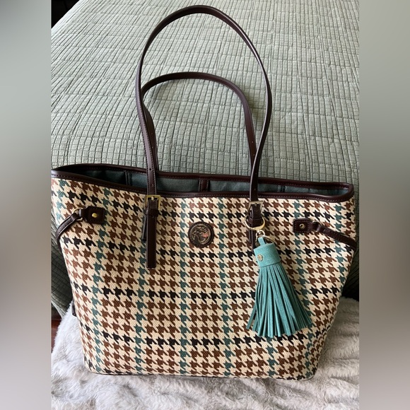 Spartina 449 Handbags - EXCELLENT CONDITION Spartina Houndstooth Tote